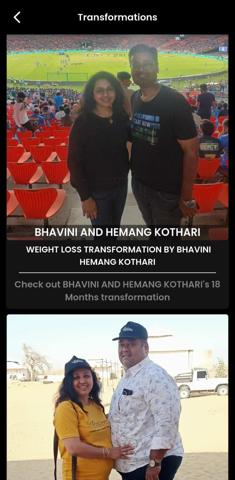 Fitness Forever member transformation